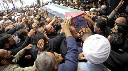 Video thumbnail: PBS News Hour News Wrap: Iran rejects calls to refrain from Israel strikes
